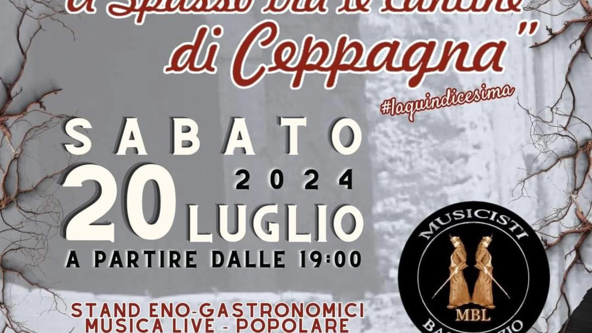 A Spasso tra le cantine di Ceppagna, al via una quattro giorni ricca di eventi sul territorio venafrano.